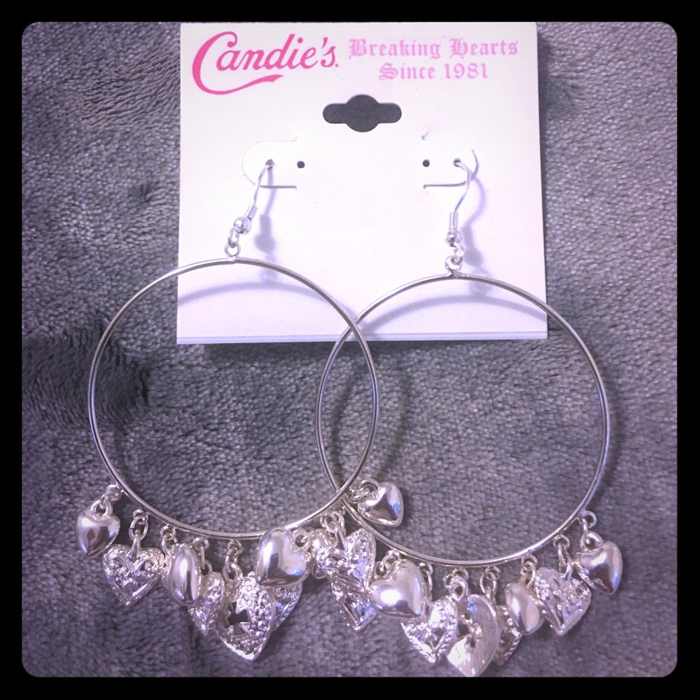 Candie's Heartbreaker Bangle Earrings. Brand New!