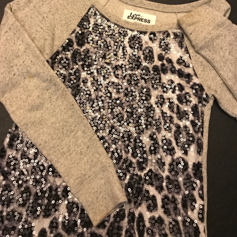 Express sequenced sweater
