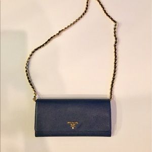 Prada Saffiano Wallet on Chain Bag