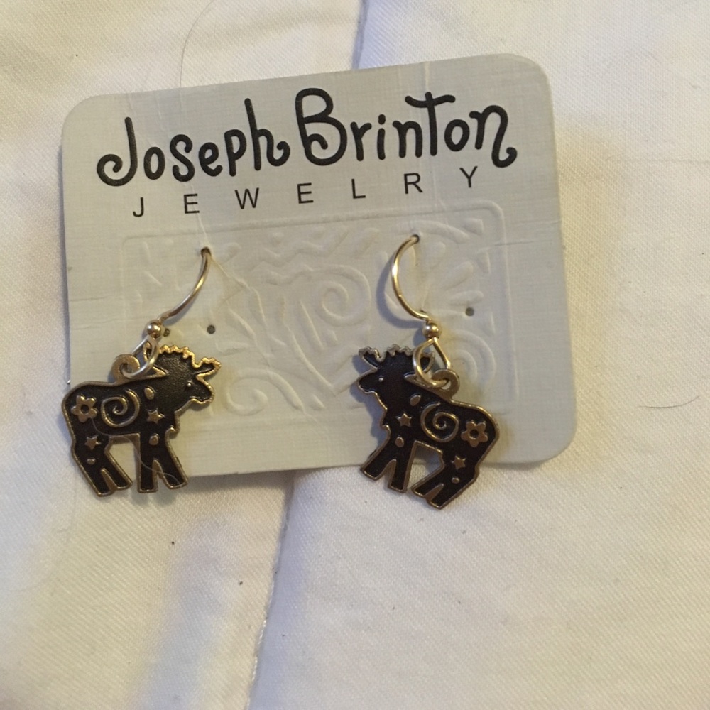 Cute moose earrings!