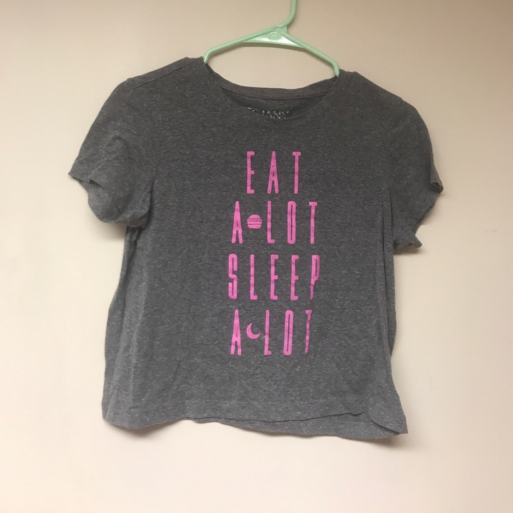 Grey Aeropostale crop top