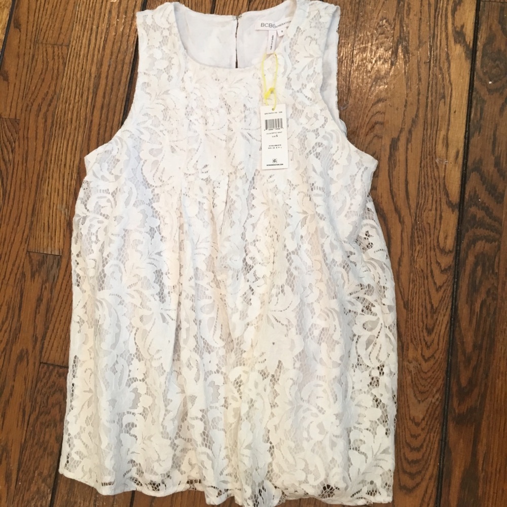 BCBGeneration white lace top