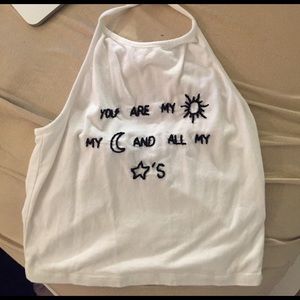 brandy Melville halter crop top