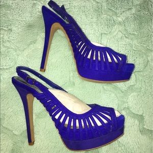 Jessica Simpson suede heels.