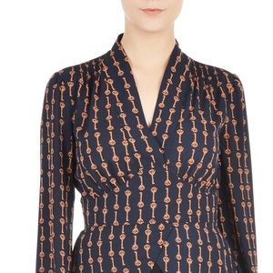 Eshakti Key Print Blouse