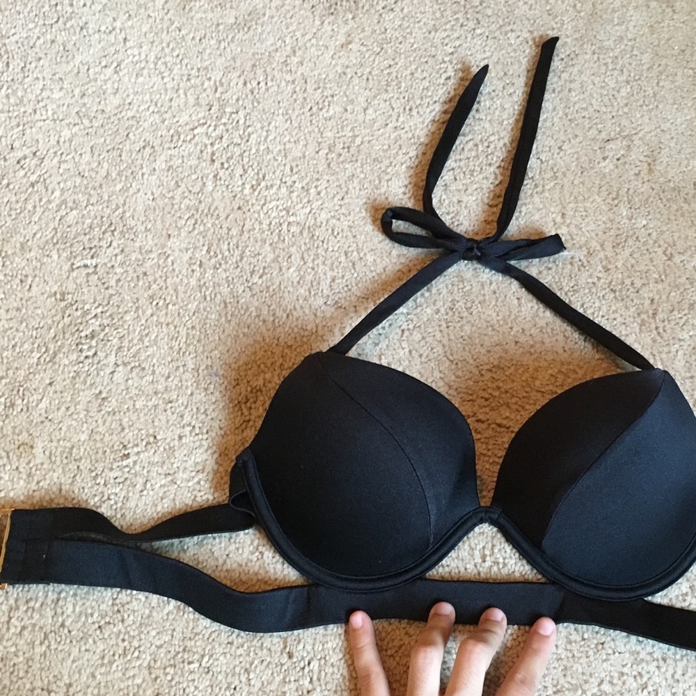 Black Victoria secret push up bikini top!!