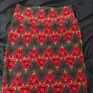 Xsmall lularoe Cassie skirt