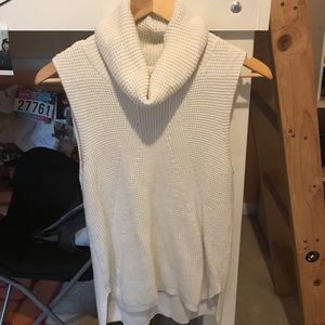White house black market sleeveless sweater!