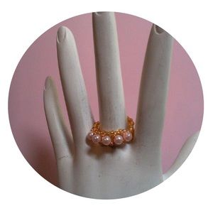 Hand Sewn Right Angle Weave Fashion Rings
