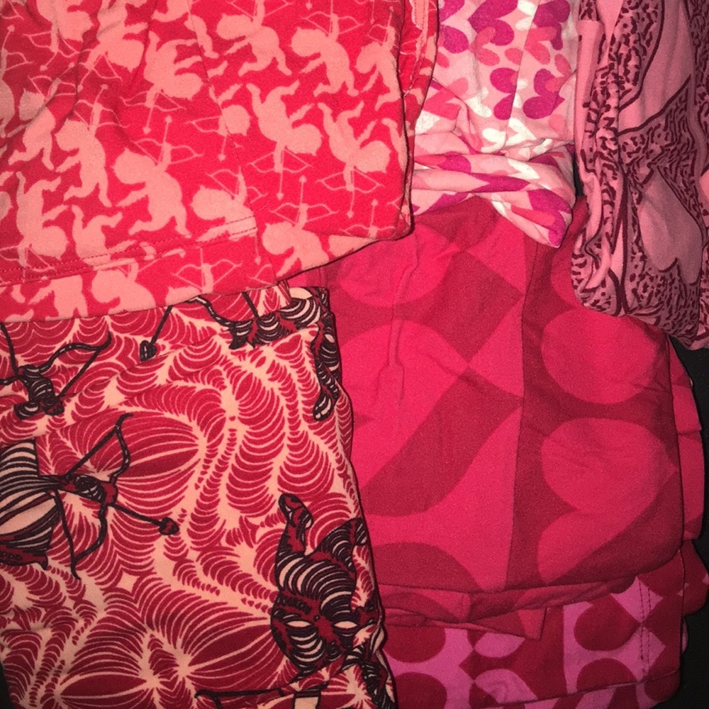 LuLaRoe Valentines Leggings TC and OS