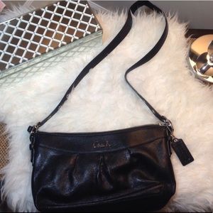 Black Leather Coach Purse
