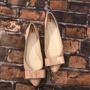 Nine West patent leather bow ballet flats