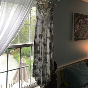 high low tie dye dress