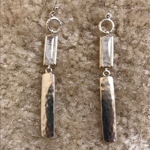 Silpada Sterling silver and iridescent earrings