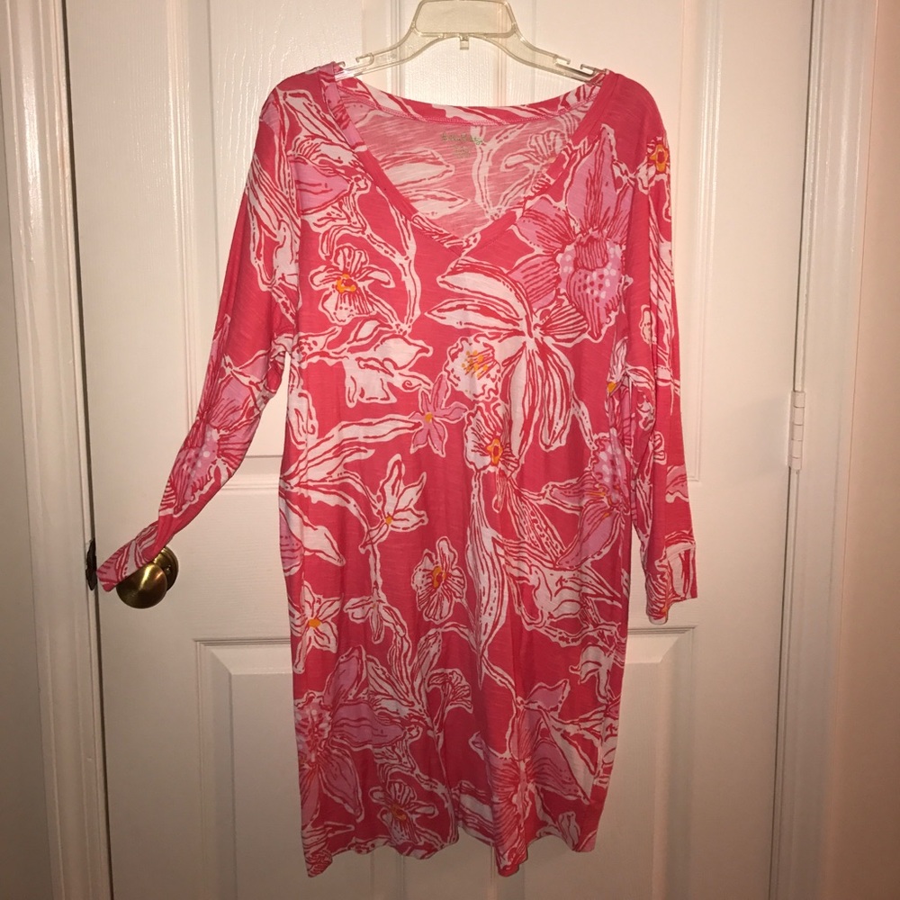 Lilly Pulitzer long-sleeved v-neck dress