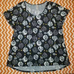 Lularoe Classic Black/White/Gray Hot Air Balloons