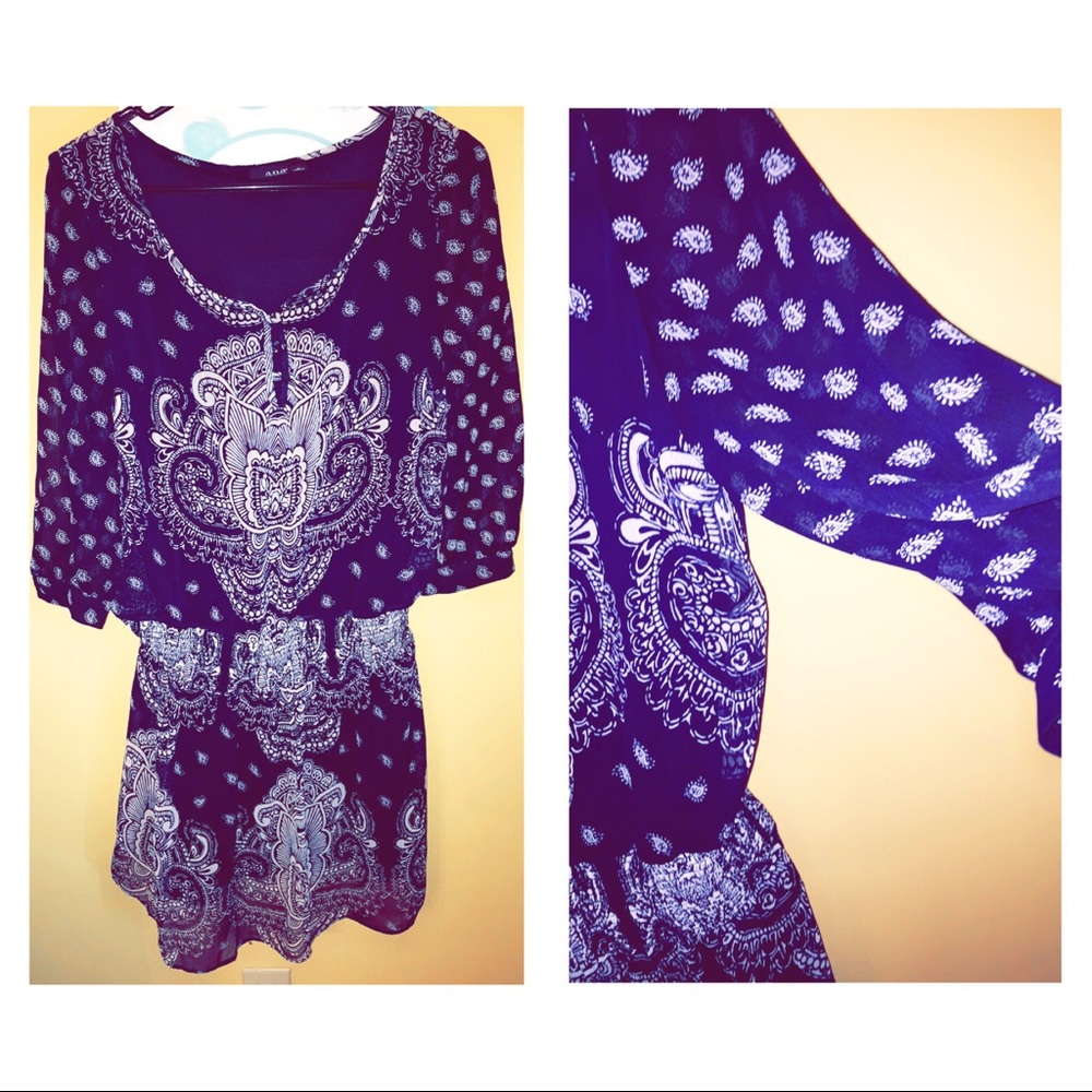 💓💓Navy Blue Dress