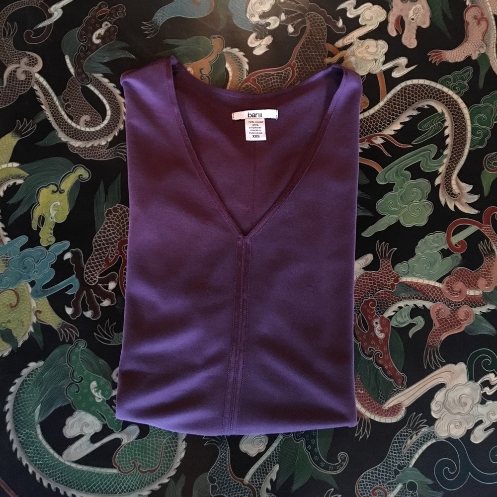 Bar lll top NWT Wine Color
