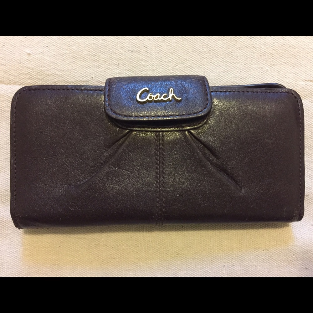 Coach Brown Leather Wallet