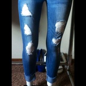 Distressed Skinny Jeans