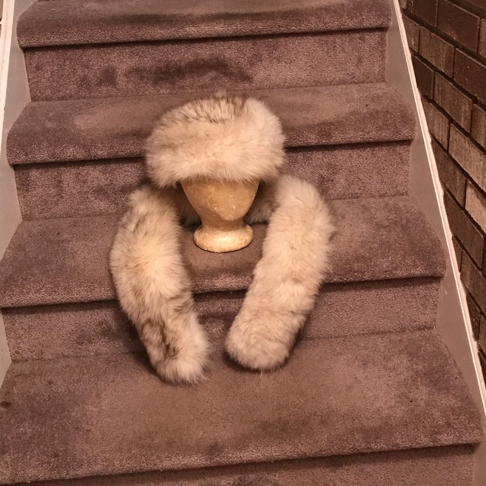 Mink hat & Mink boa