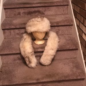 Mink hat & Mink boa