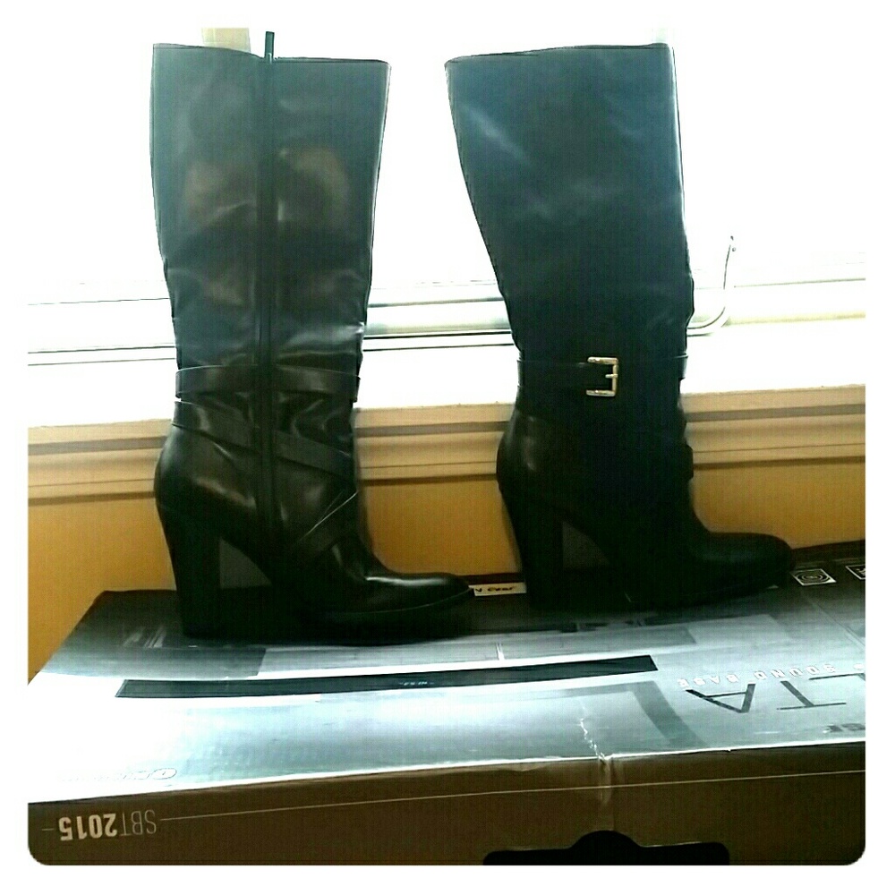 Knee high Leather Boots