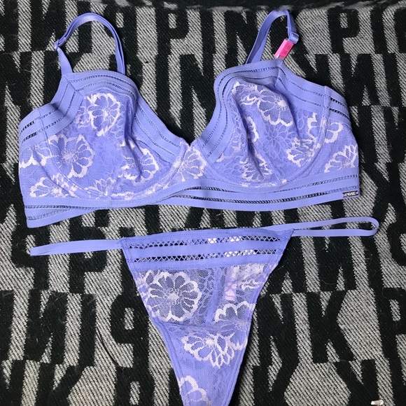 SALE💕 Victoria SECRET SEXY BRA THONG SET LG - Picture 5 of 5