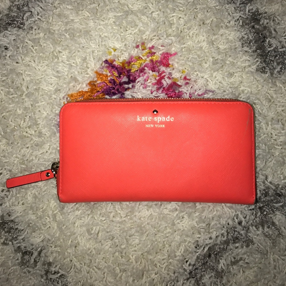 Kate Spade coral wallet