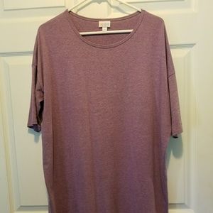 LulaRoe purple heathered Irma