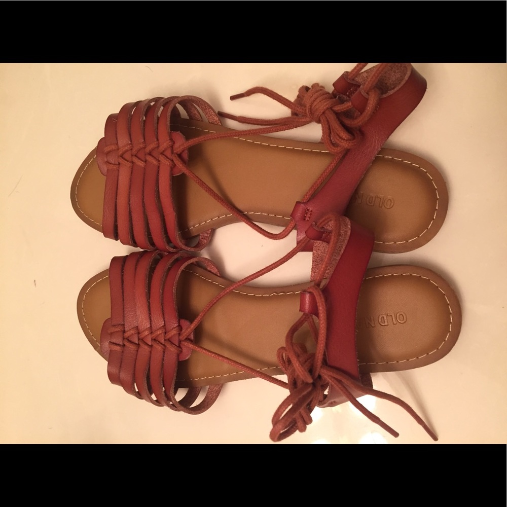 Old navy ankle wrap sandals
