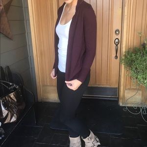 Maroon cardigan-super soft!!