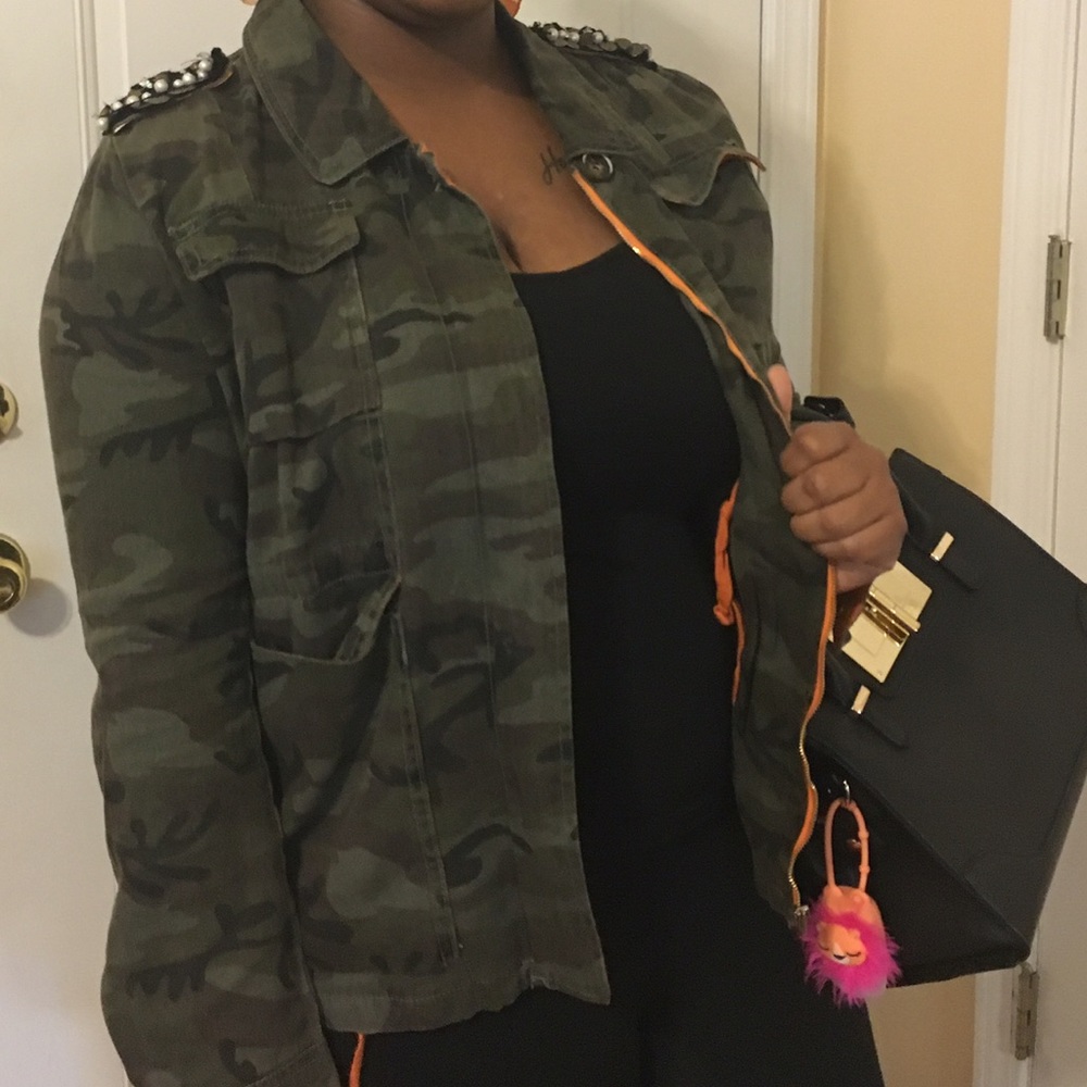 Army green/camo jacket