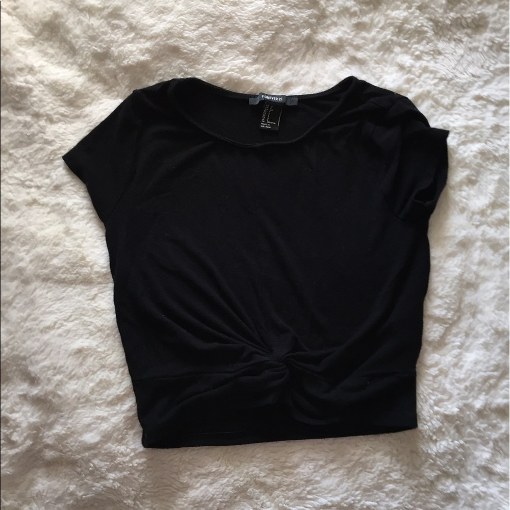 Black Crop Top