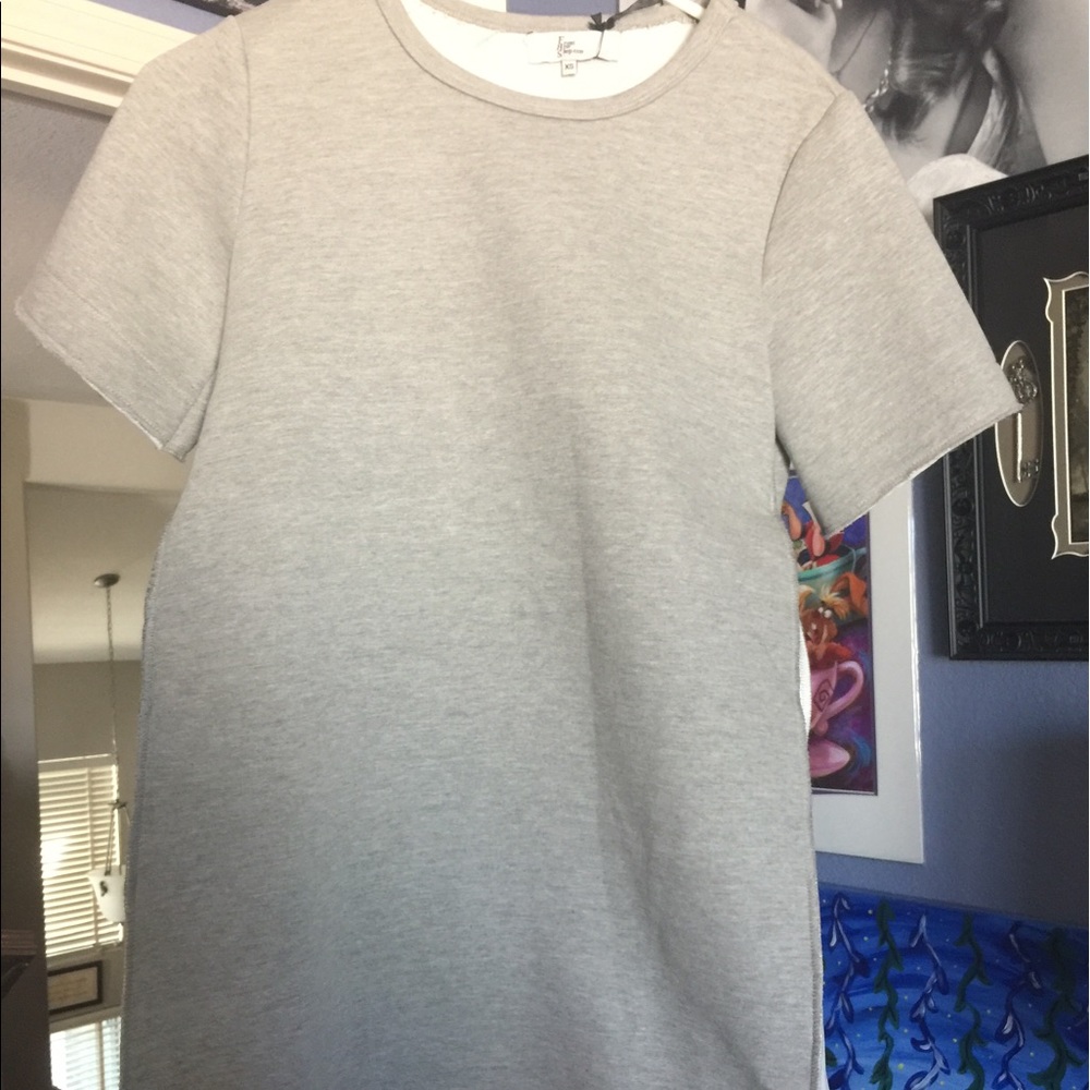 Neoprene sweater dress