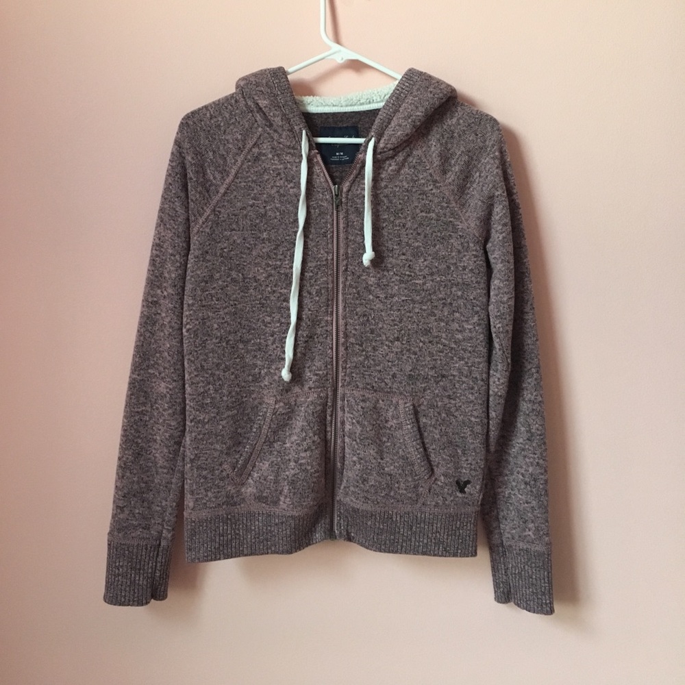 Pink & Black Zip Hoodie