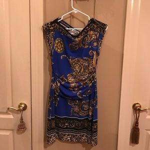 Gorgeous boat neck leopard accent dress🌸🌸🌸🌸