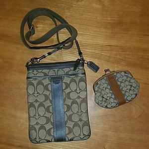 Coach cross body handbag