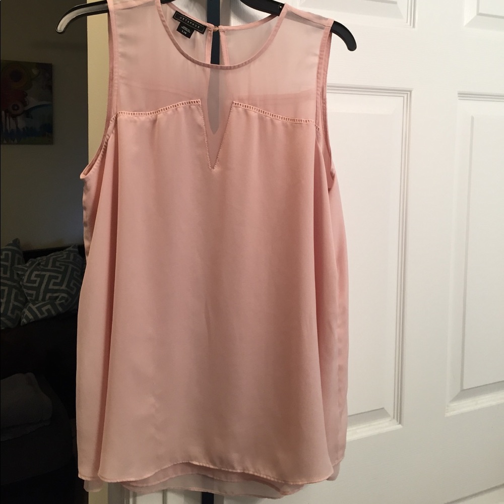 Pale pink blouse