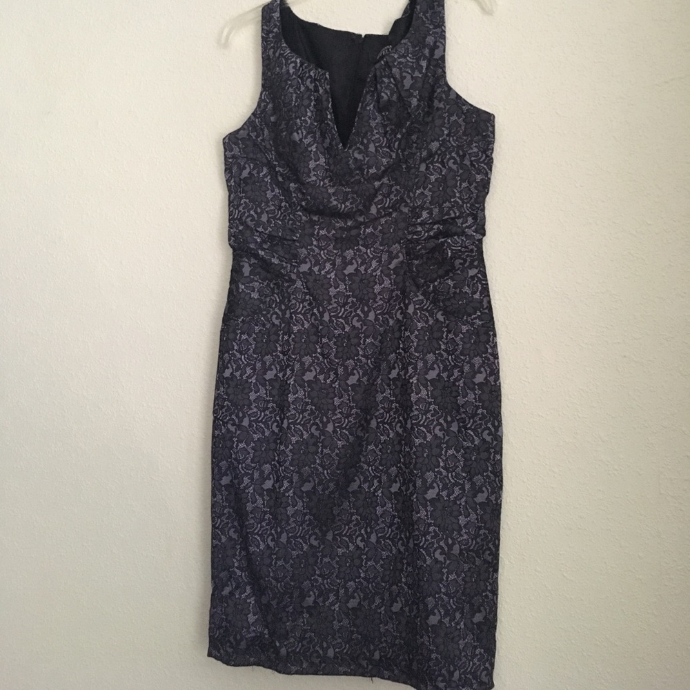 Knee length lace dress