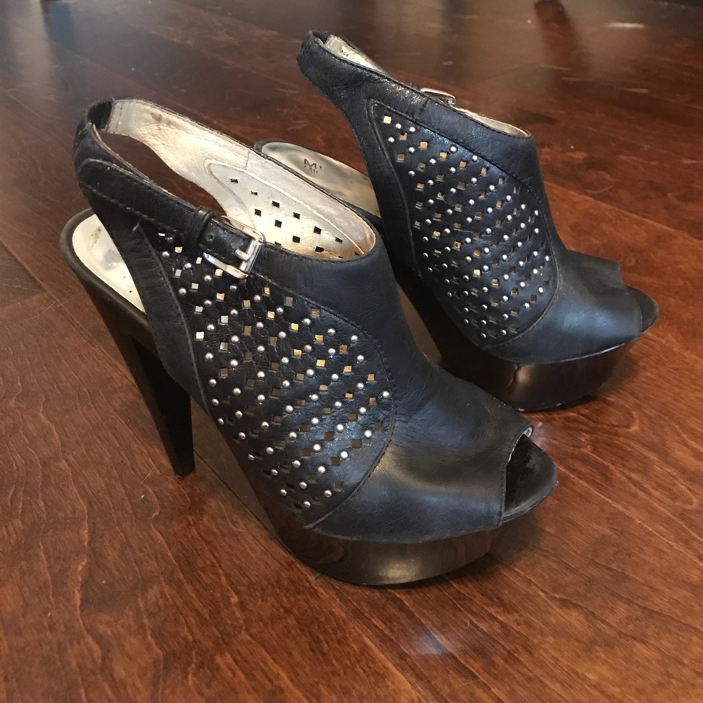 Vintage Michael Kors studded platform heels sz 6.5