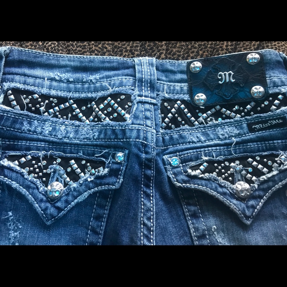 Miss Me boot cut med wash denim