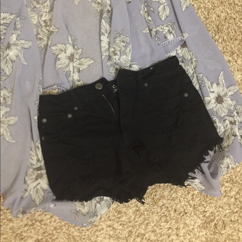 AE black shorts