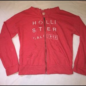 Red Super-Soft Zip-Up Hoodie