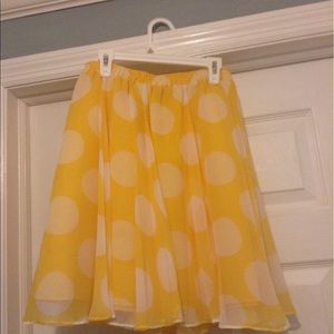 Yellow skirt