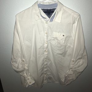 Tommy Hilfiger Women's White Button Down
