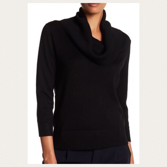 Cable & Gauge Sweaters Last Xlcable Gauge Cowl 34 Sleeve Sweater