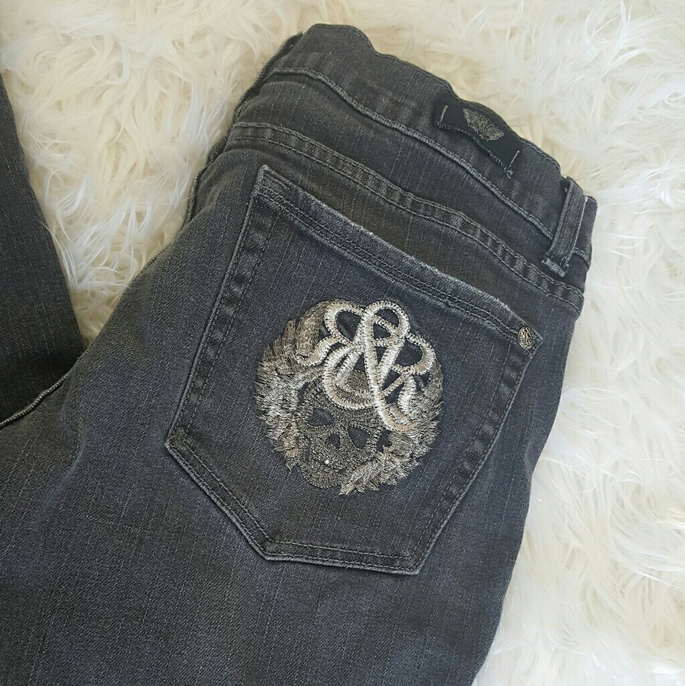 Rock & Republic Faded Black Jeans