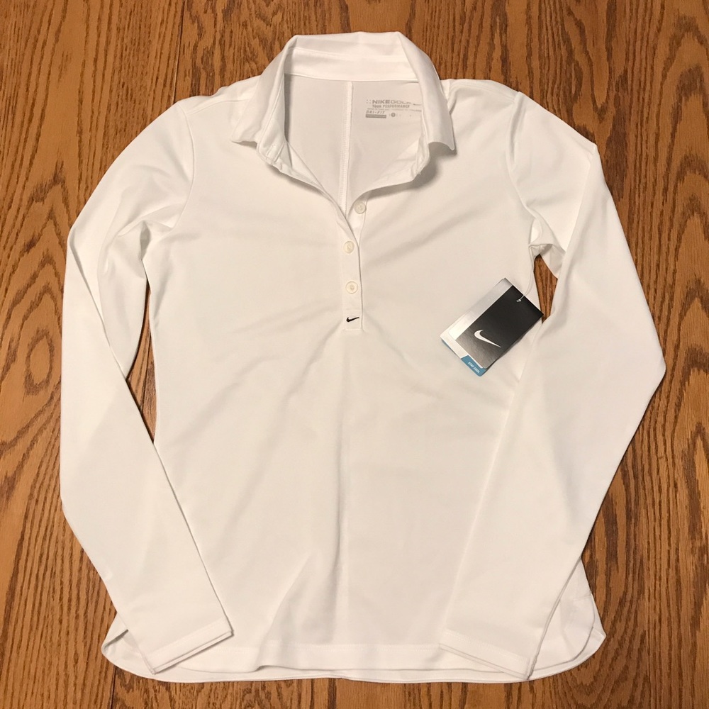 Nike Golf Long Sleeve Button Down NWT.
