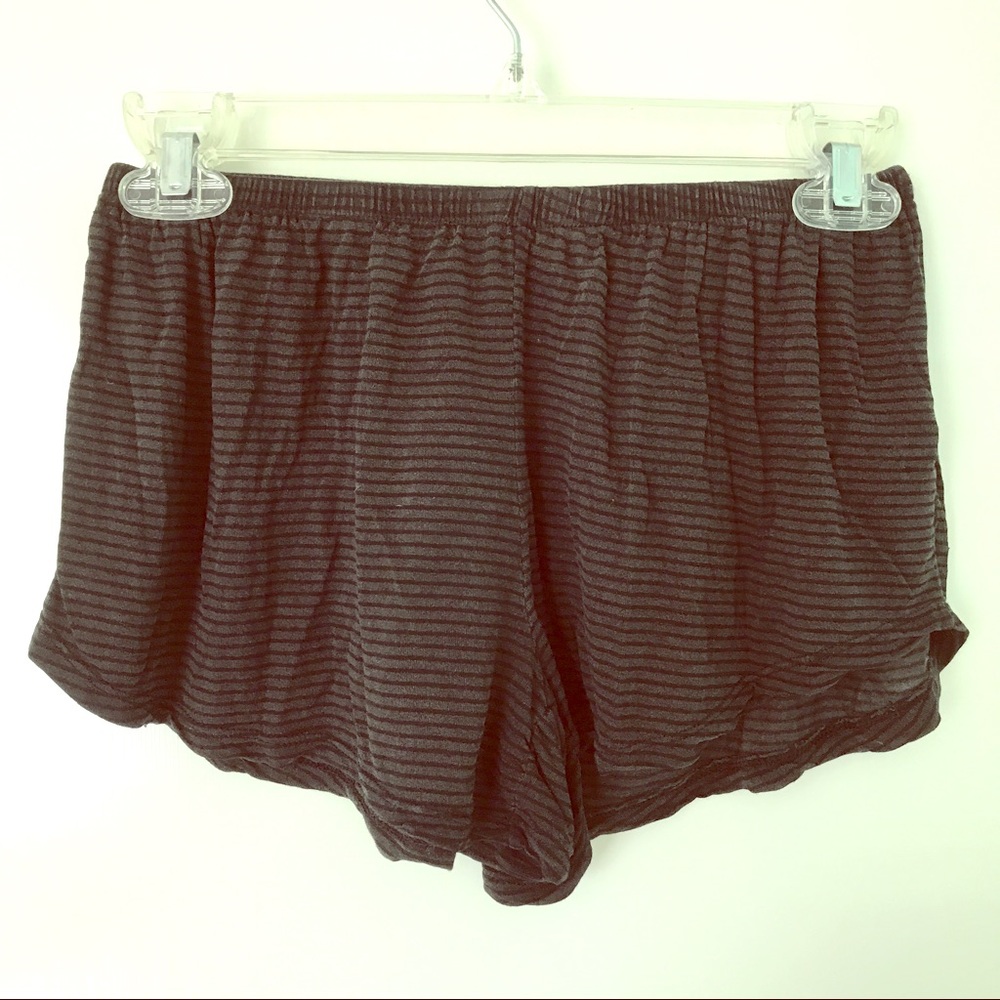 Brandy Melville Soft Striped Shorts
